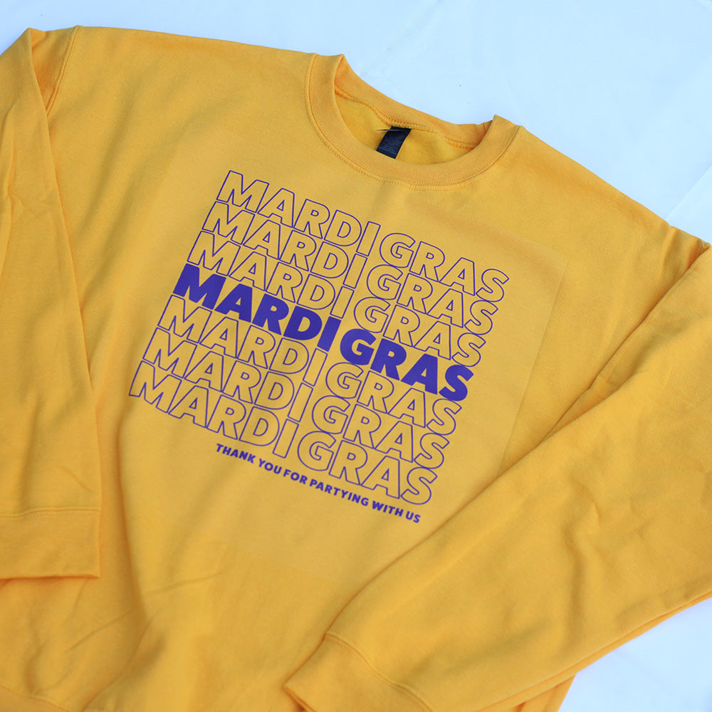 TY for Partying Sweatshirt (Gold)