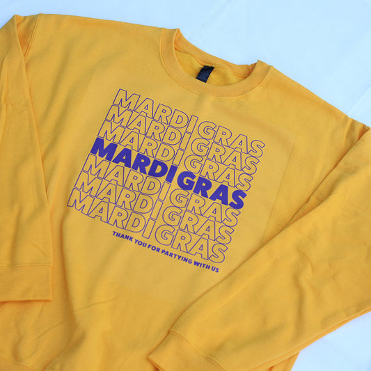 TY for Partying Sweatshirt (Gold)