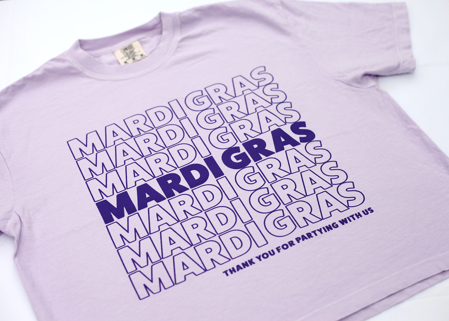 TY for Partying Cropped (Purple)