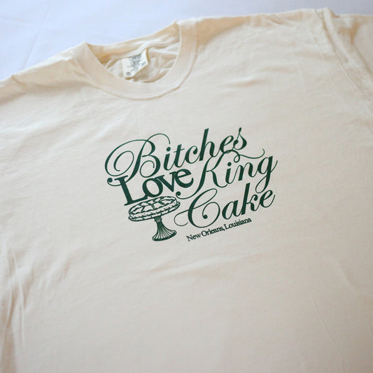 King Cake Tee Cropped (Ivory)