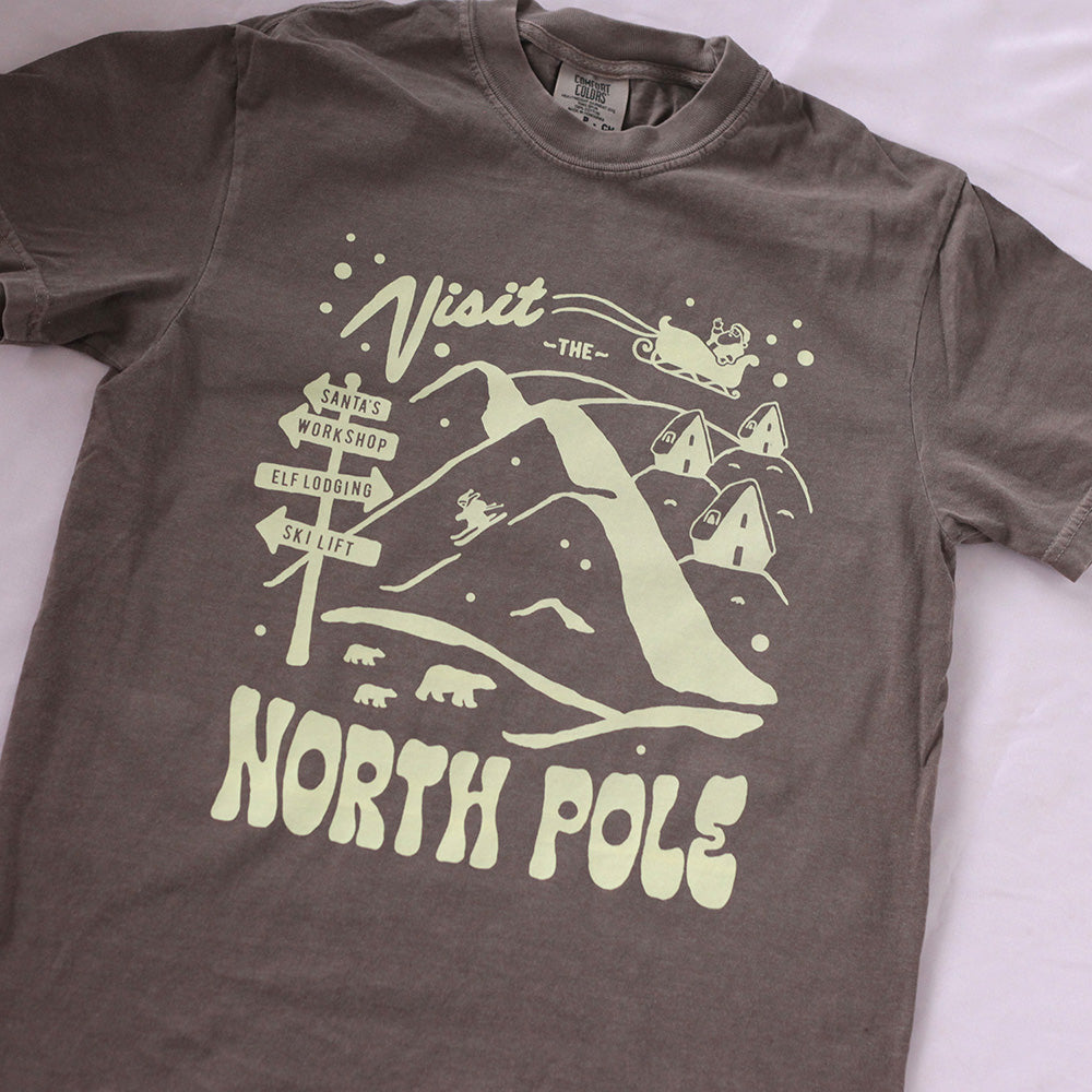 North Pole Tee (Brown)