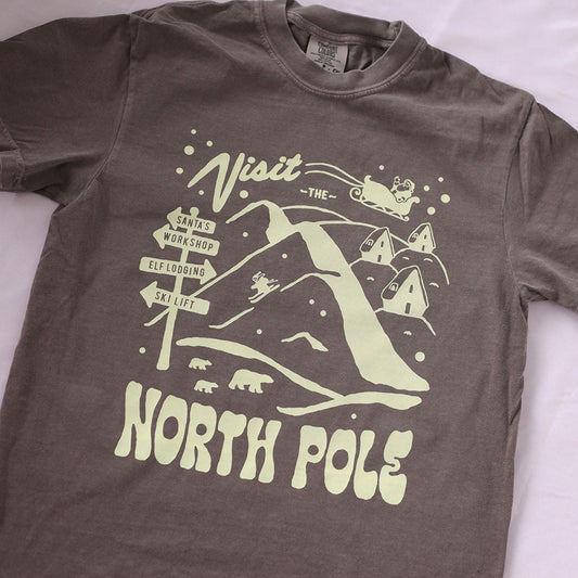North Pole Tee (Brown)