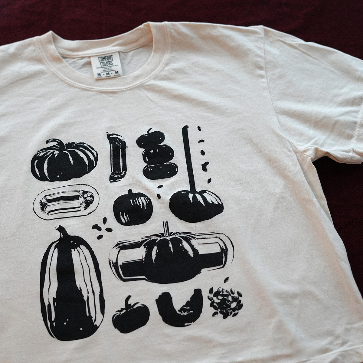 Pumpkin Tee Cropped (Ivory)