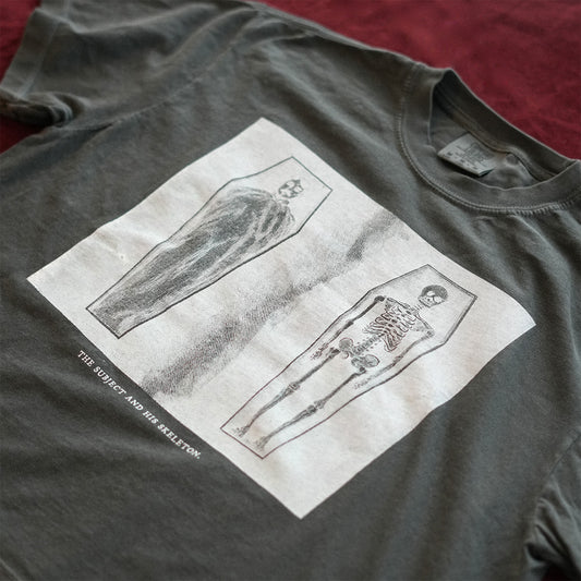Skeleton Tee Cropped (Pepper)