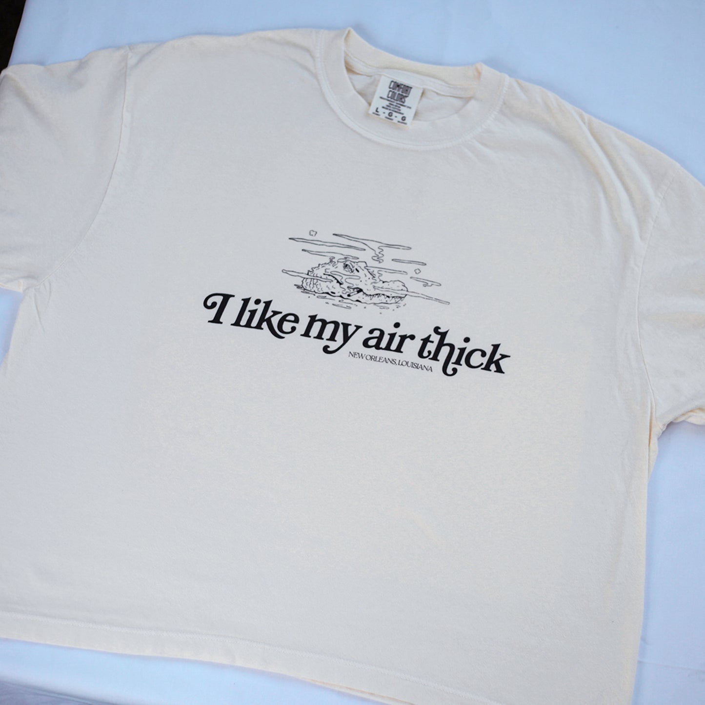 Thick Tee Cropped (Ivory)