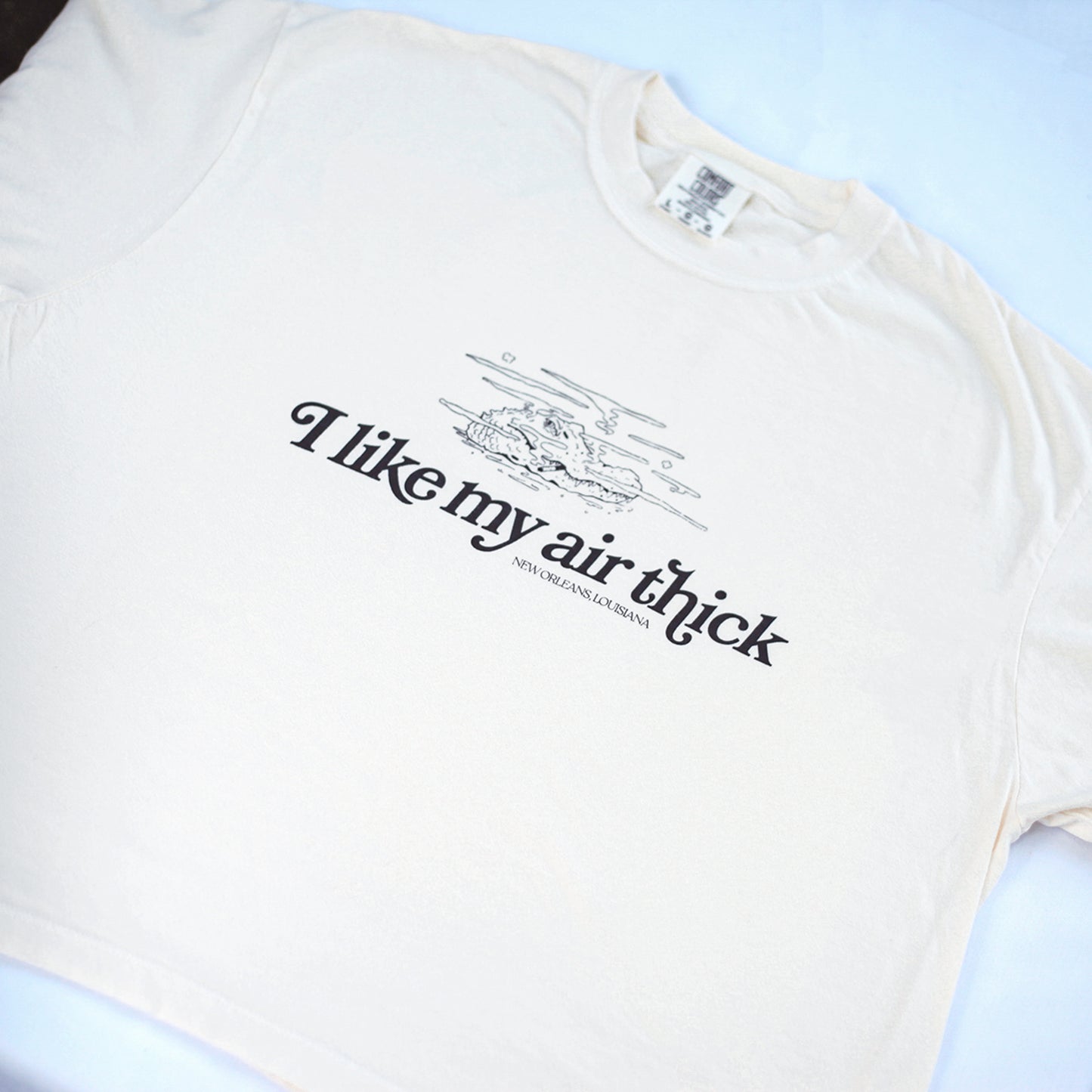 Thick Tee Cropped (Ivory)
