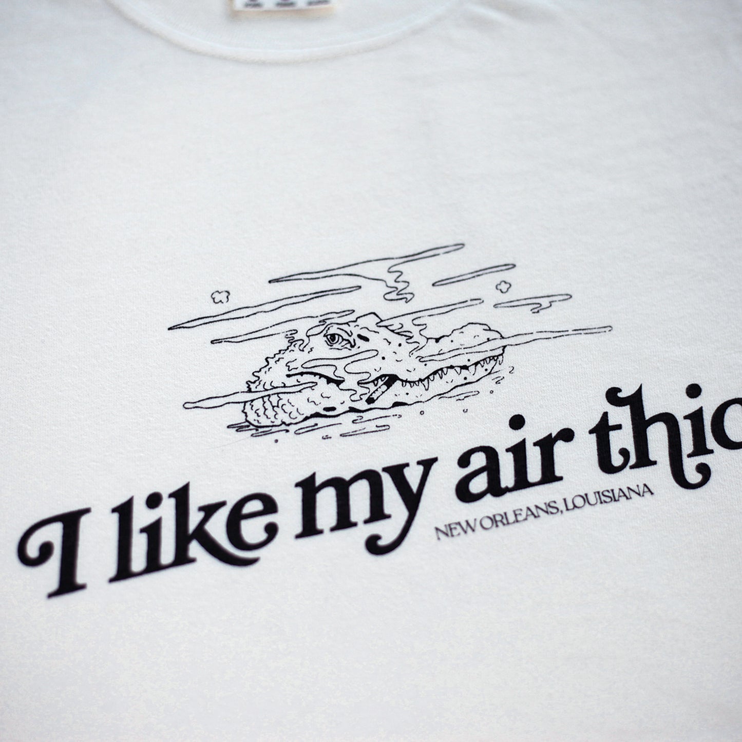 Thick Tee Cropped (Ivory)