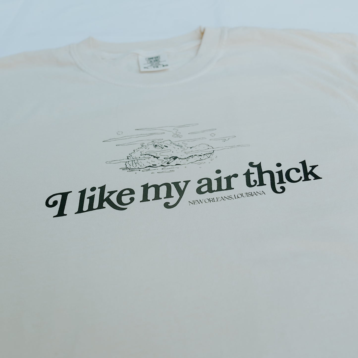 Thick Tee Cropped (Ivory)